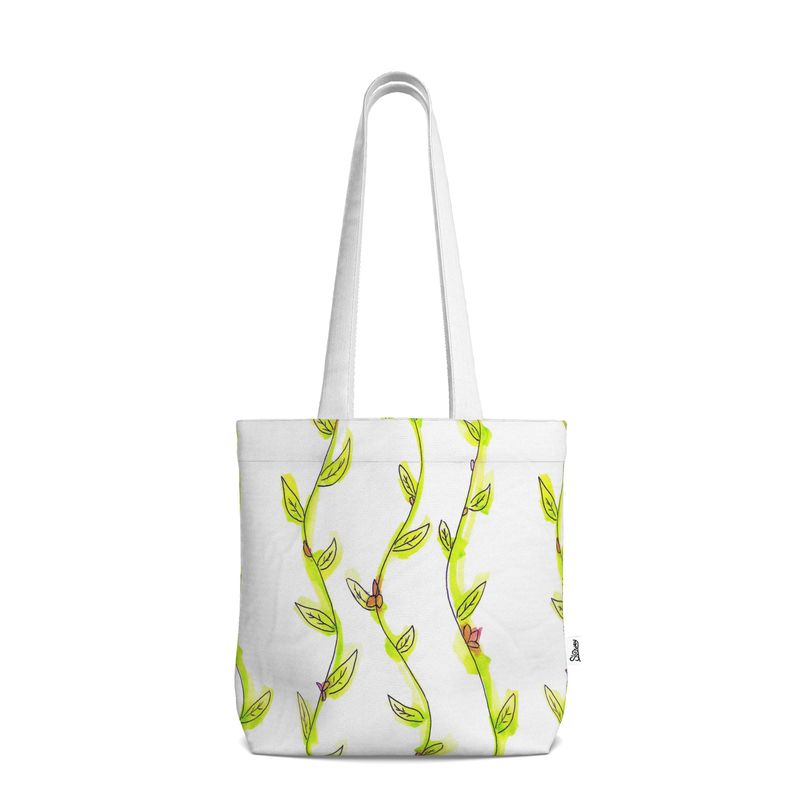 Floral Vine Tote Bag