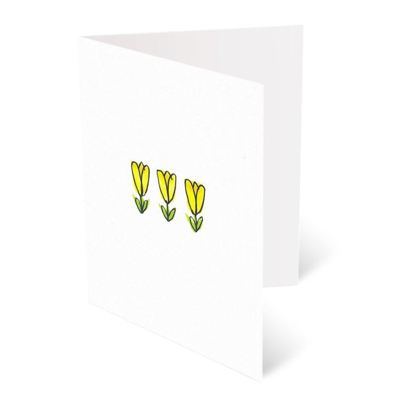 x16 pack A6 Greeting Cards, Tulip and Bumblebee Pack