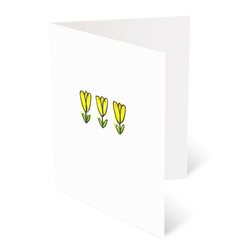 x16 pack A6 Greeting Cards, Tulip and Bumblebee Pack