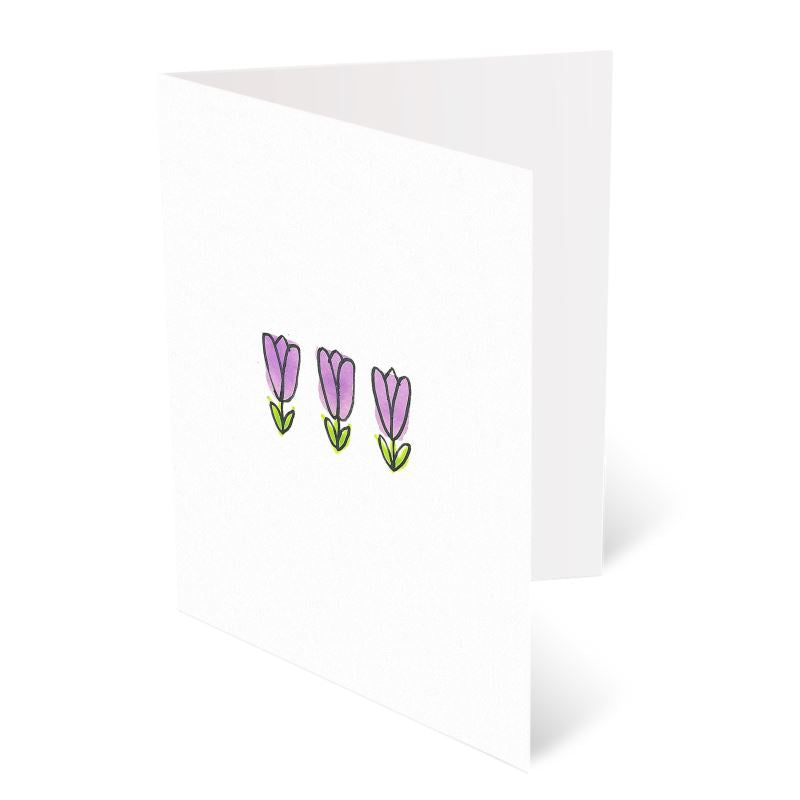 x16 pack A6 Greeting Cards, Tulip and Bumblebee Pack