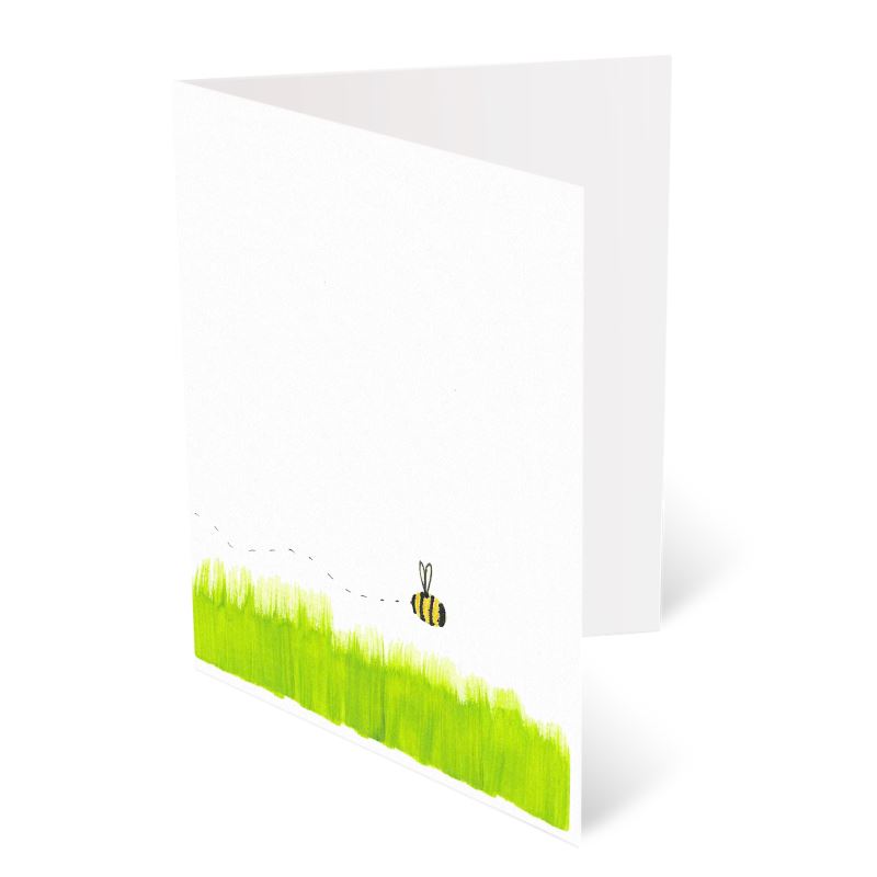 x16 pack A6 Greeting Cards, Tulip and Bumblebee Pack